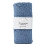 LindeHobby Macrame Lux, Knyttegarn, 1 mm 13 Blå
