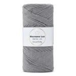 LindeHobby Macrame Lux, Knyttegarn, 1 mm 04 Røget