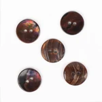 DROPS Arched (Brown), Knap, 18 mm (nr. 818)