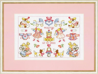 Broderikit Margo fødselsm. 38 x 28 cm