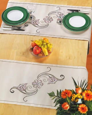 Broderikit Partner løber 44 x 119 cm
