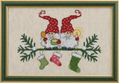 Broderikit Nisser & sokker R5425/01 29 x 19 cm