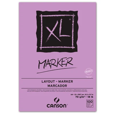 XL Marker Skitsepapirsblok