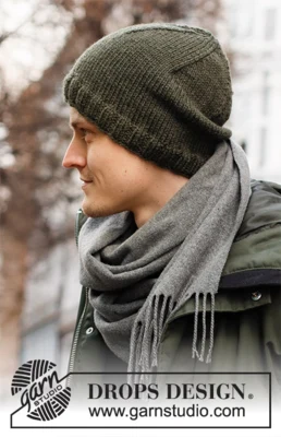 219-20 Forester Hat by DROPS Design
