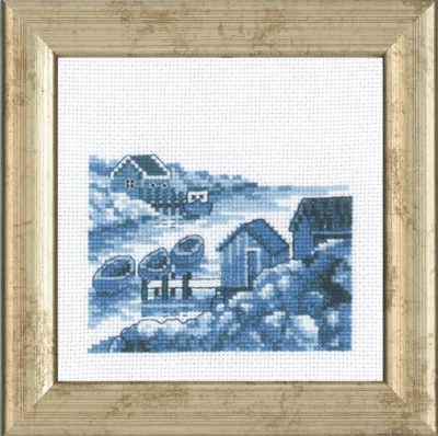 Broderikit Skærgården R5995 12x12 cm